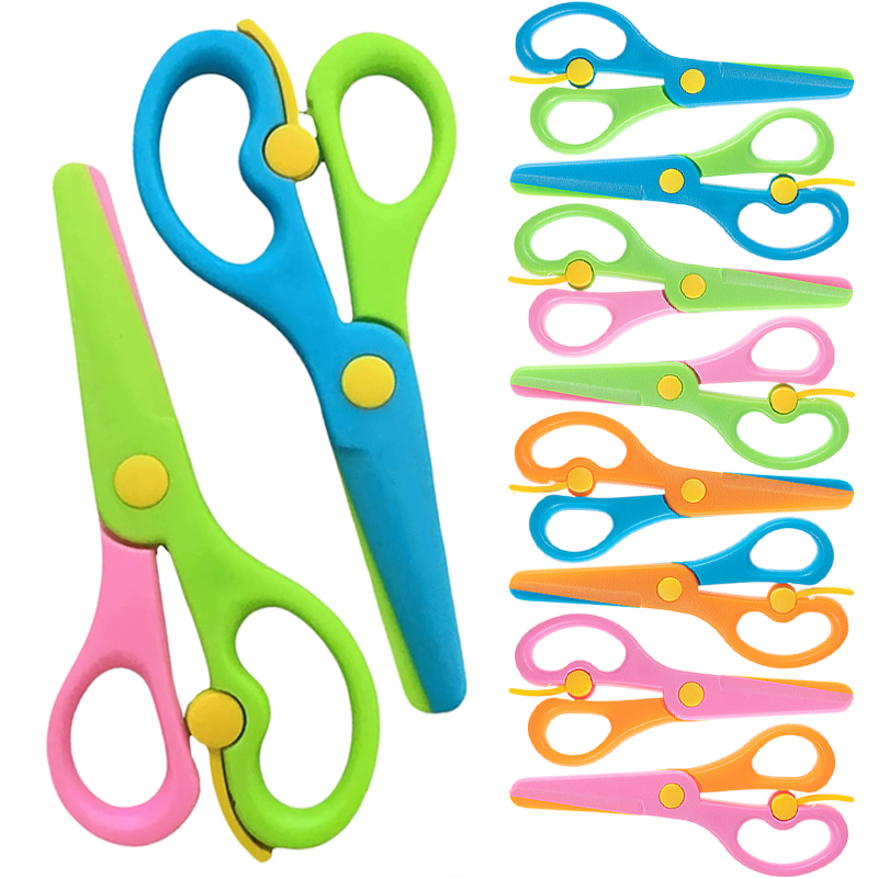 Plastic Scissors Double Color  - огляд і ціна Baby Food Scissors